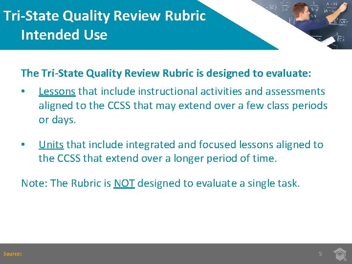 Tri-State Quality Review Rubric Intended Use The Tri-State Quality Review Rubric is designed to