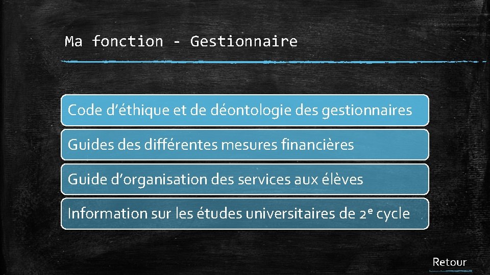 Ma fonction - Gestionnaire Code d’éthique et de déontologie des gestionnaires Guides différentes mesures