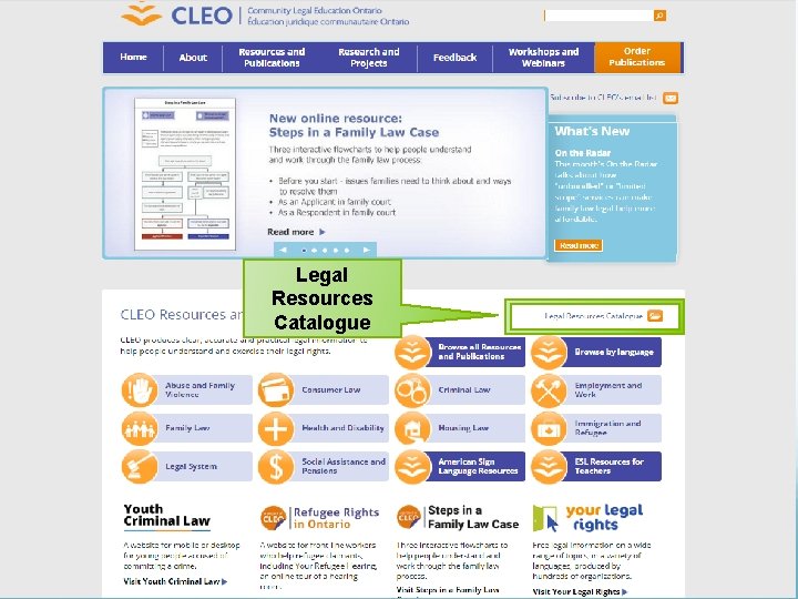 Legal Resources Catalogue 
