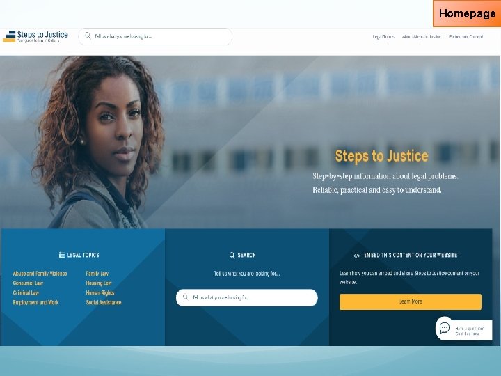 Homepage 