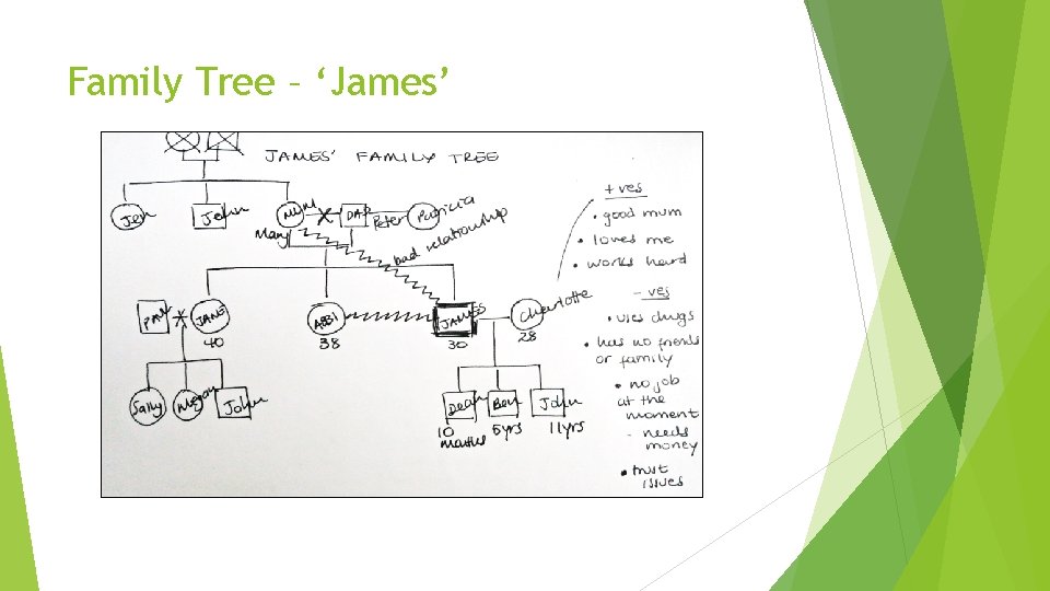 Family Tree – ‘James’ 