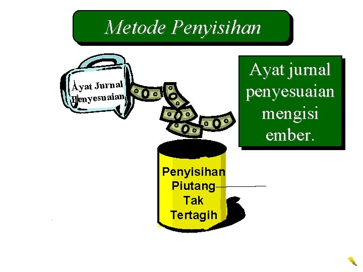 Metode Penyisihan Ayat jurnal penyesuaian mengisi ember. Ayat Jurnal Penyesuaian Penyisihan Piutang Tak Tertagih