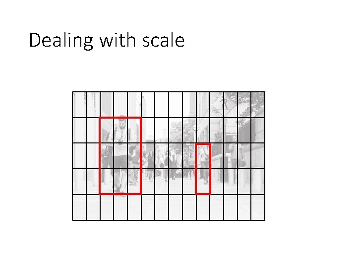 Dealing with scale 