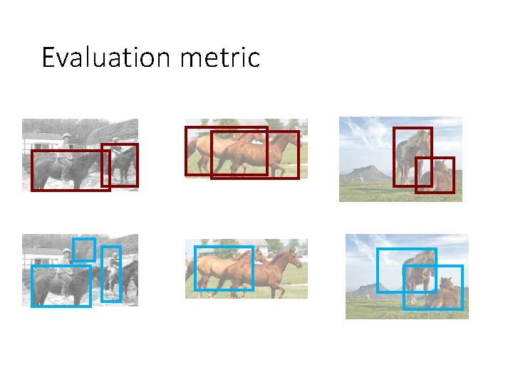 Evaluation metric 