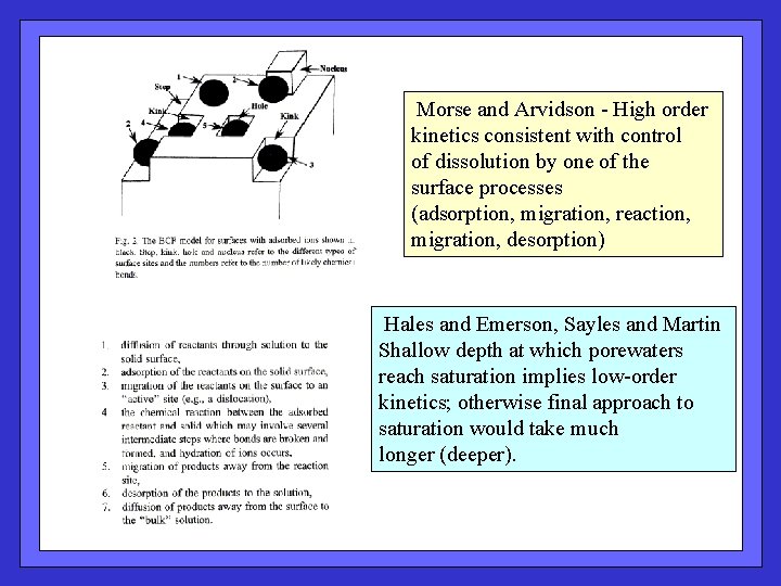  Morse and Arvidson - High order kinetics consistent with control of dissolution by
