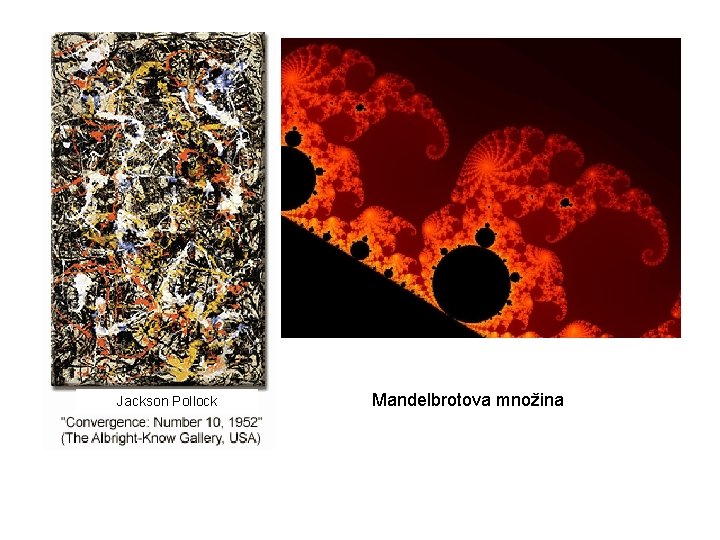 Jackson Pollock Mandelbrotova množina 