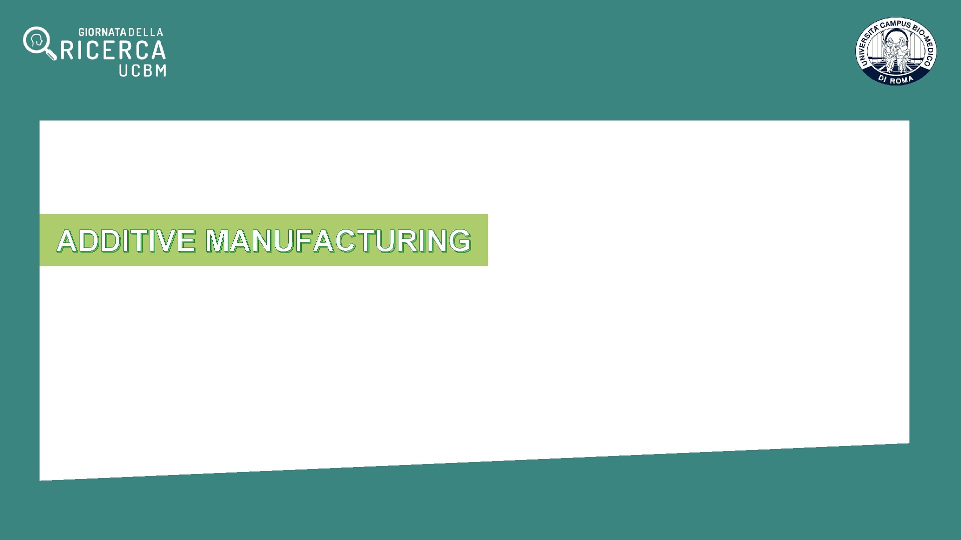 ADDITIVE MANUFACTURING 