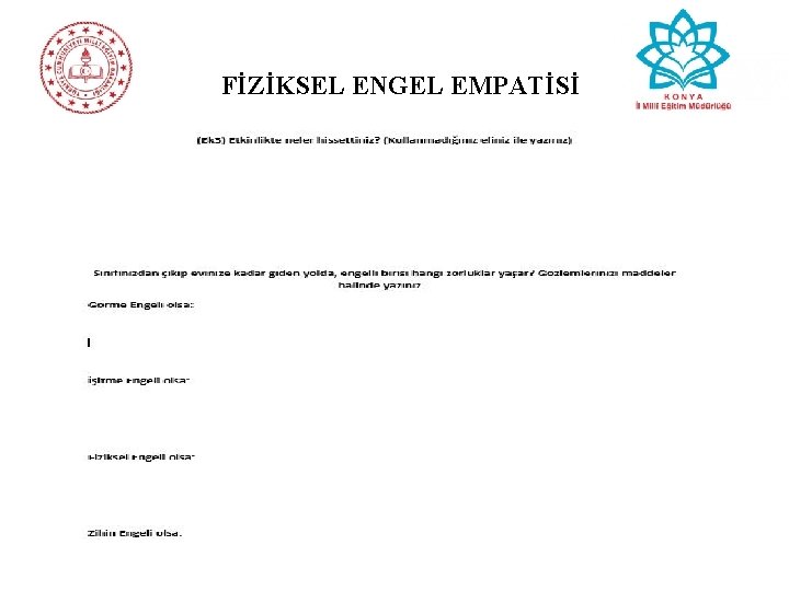 FİZİKSEL ENGEL EMPATİSİ 