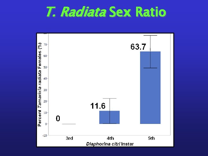 T. Radiata Sex Ratio 