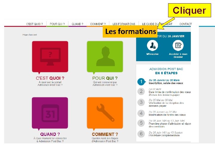 Cliquer Les formations Cliquer Les formations