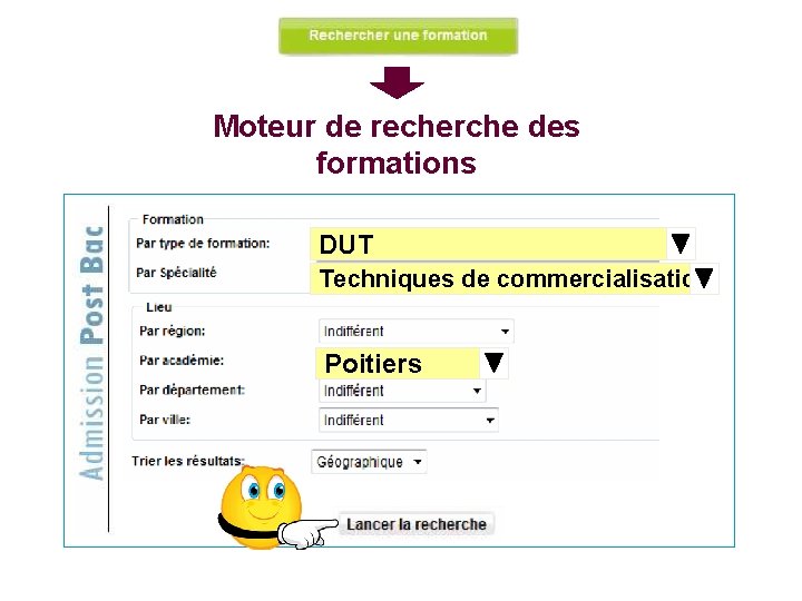Moteur de recherche des formations DUT Techniques de commercialisation Poitiers Moteur de recherche des formations DUT Techniques de commercialisation Poitiers