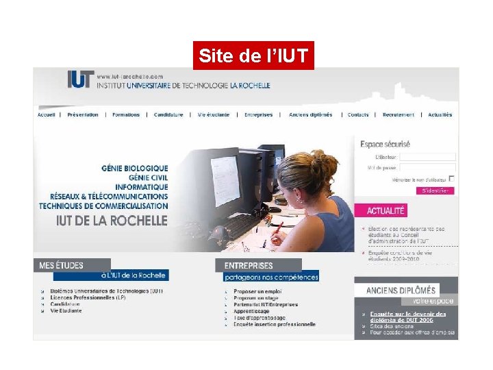 Site de l’IUT Site de l’IUT