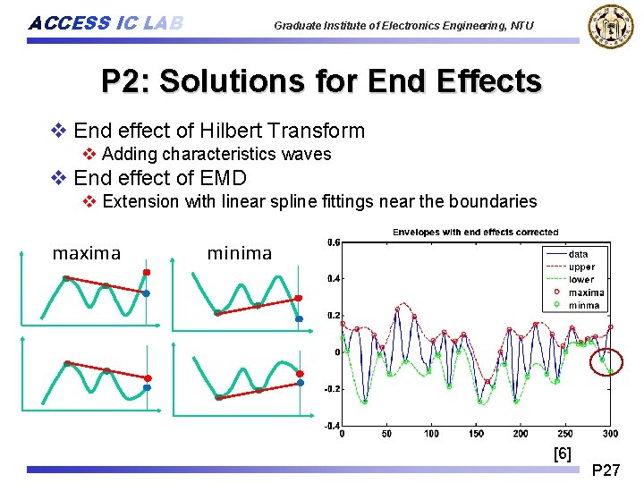 ACCESS IC LAB Graduate Institute of Electronics Engineering, NTU P 2: Solutions for End