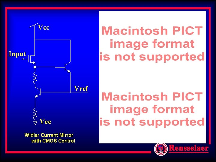 Vcc Input Vref Vee Widlar Current Mirror with CMOS Control Vcc Input Vref Vee Widlar Current Mirror with CMOS Control