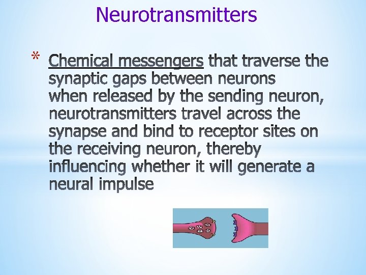 Neurotransmitters * 