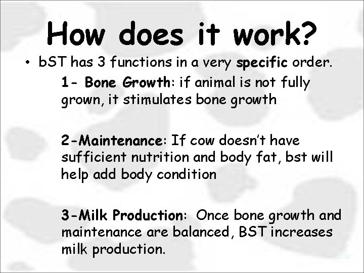 How does it work? • b. ST has 3 functions in a very specific