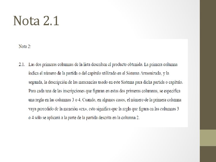 Nota 2. 1 