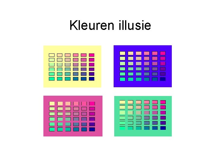 Kleuren illusie 