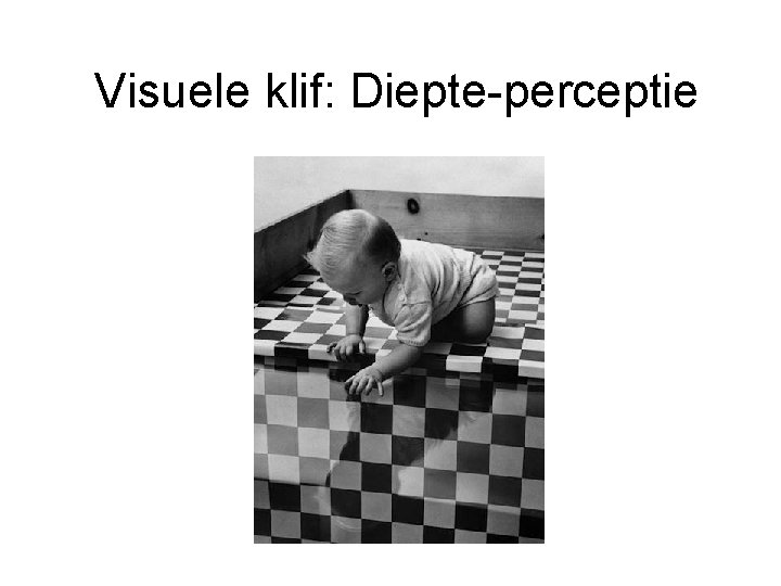 Visuele klif: Diepte-perceptie 