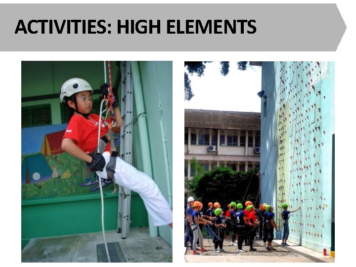 ACTIVITIES: HIGH ELEMENTS 