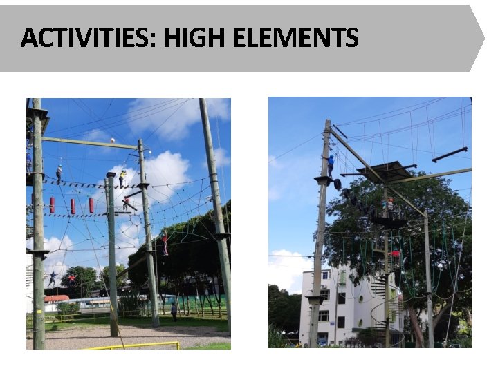 ACTIVITIES: HIGH ELEMENTS 