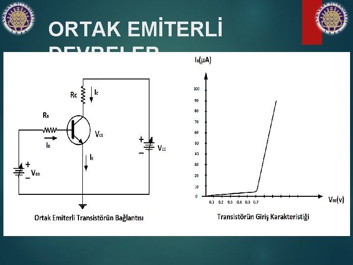 ORTAK EMİTERLİ DEVRELER 