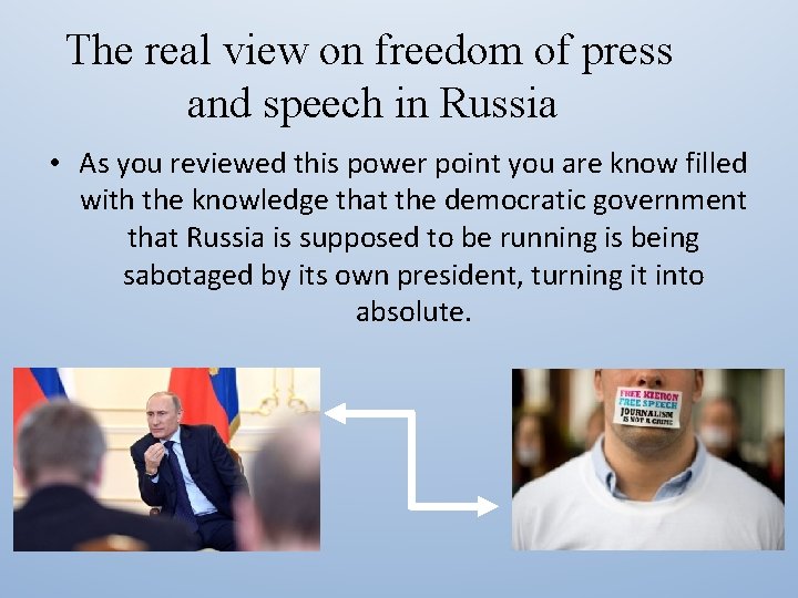 The real view on freedom of press and speech in Russia • As you
