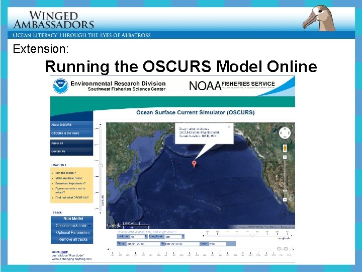 Extension: Running the OSCURS Model Online 