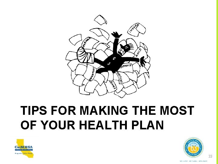 TIPS FOR MAKING THE MOST OF YOUR HEALTH PLAN 33 