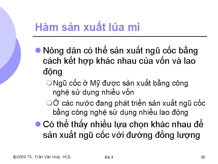 Hàm sản xuất lúa mì l Nông dân có thể sản xuất ngũ cốc