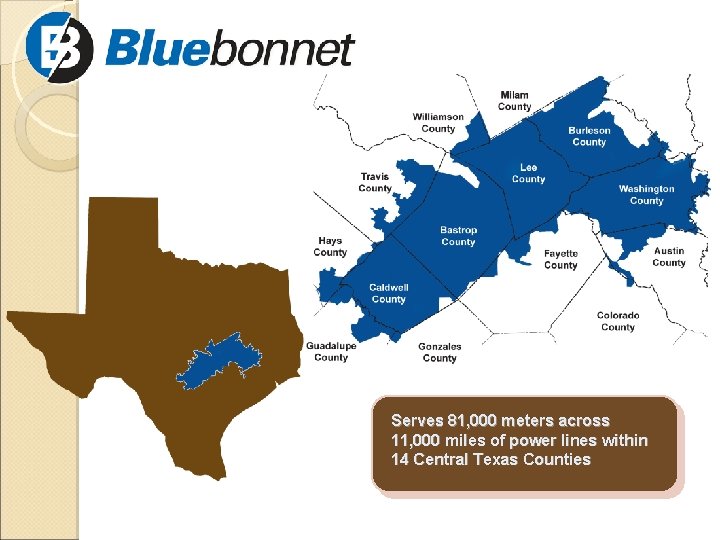 Serves 81, 000 meters across 11, 000 miles of power lines within 14 Central