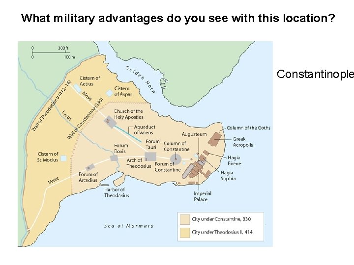 What military advantages do you see with this location? Constantinople 