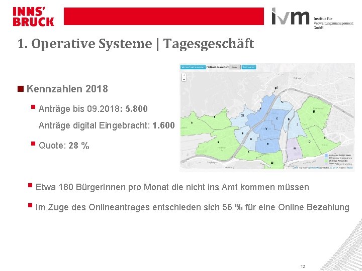 1. Operative Systeme | Tagesgeschäft Kennzahlen 2018 § Anträge bis 09. 2018: 5. 800