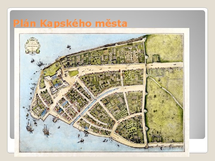 Plán Kapského města 