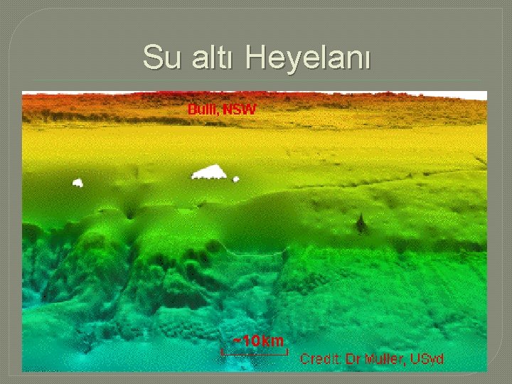 Su altı Heyelanı 