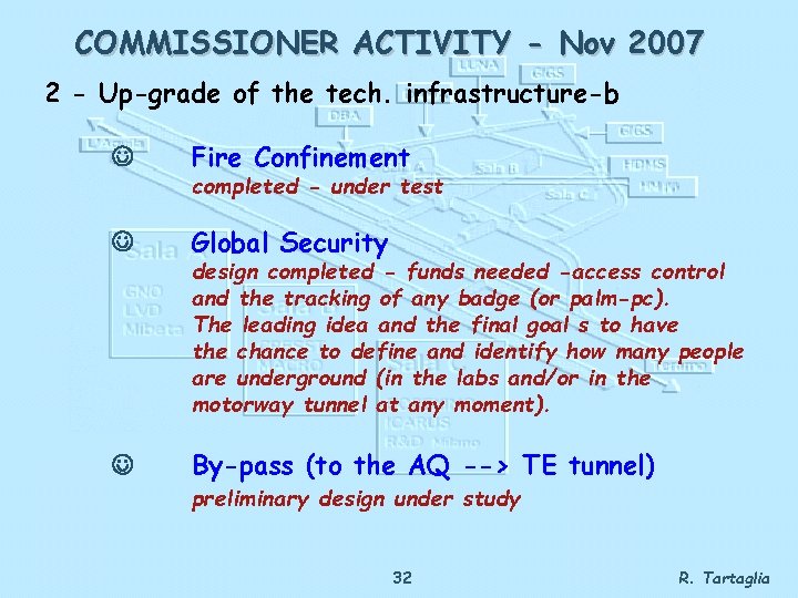 COMMISSIONER ACTIVITY - Nov 2007 2 - Up-grade of the tech. infrastructure-b Fire Confinement