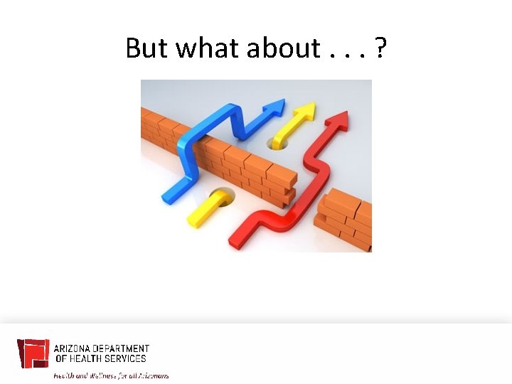 But what about. . . ? 