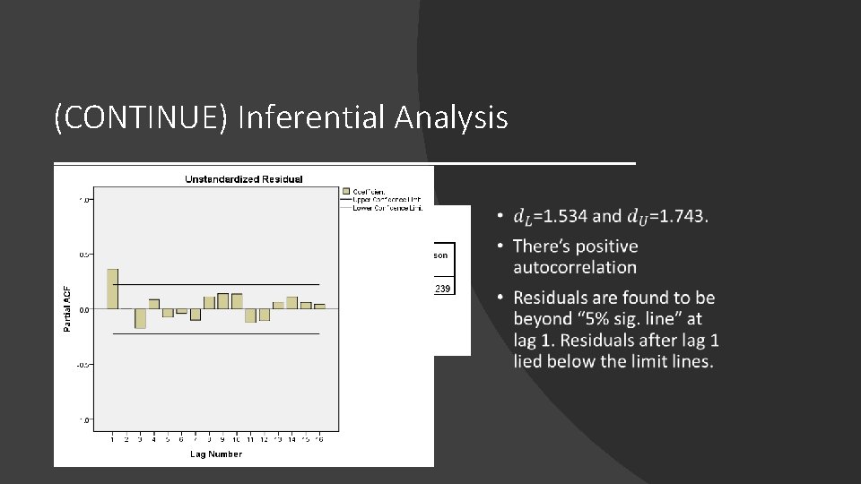 (CONTINUE) Inferential Analysis • 