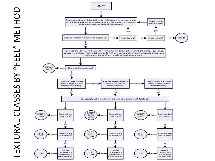 TEXTURAL CLASSES BY “FEEL” METHOD 