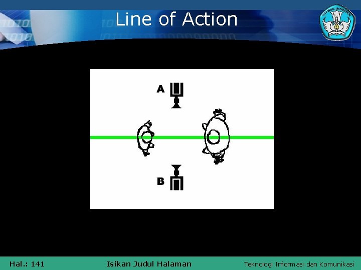 Line of Action Hal. : 141 Isikan Judul Halaman Teknologi Informasi dan Komunikasi 