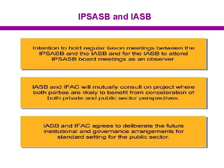 IPSASB and IASB 