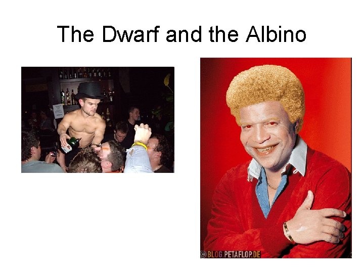 The Dwarf and the Albino The Dwarf and the Albino