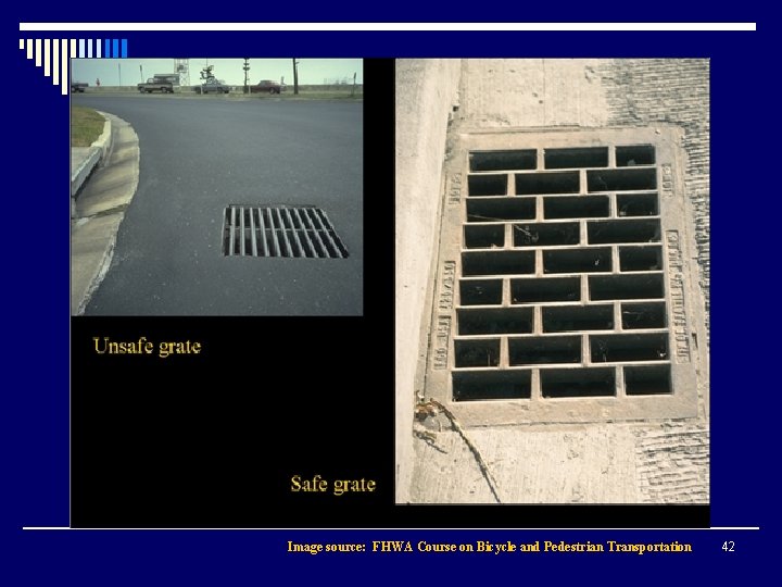 Image source: FHWA Course on Bicycle and Pedestrian Transportation 42 