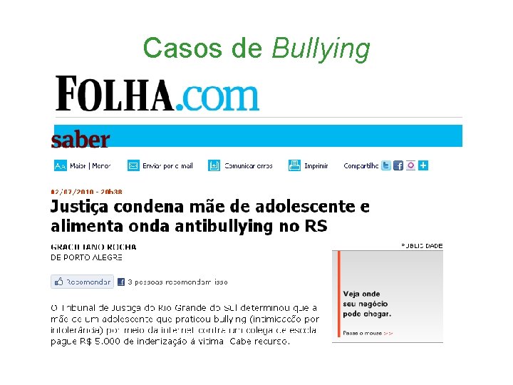 Casos de Bullying 