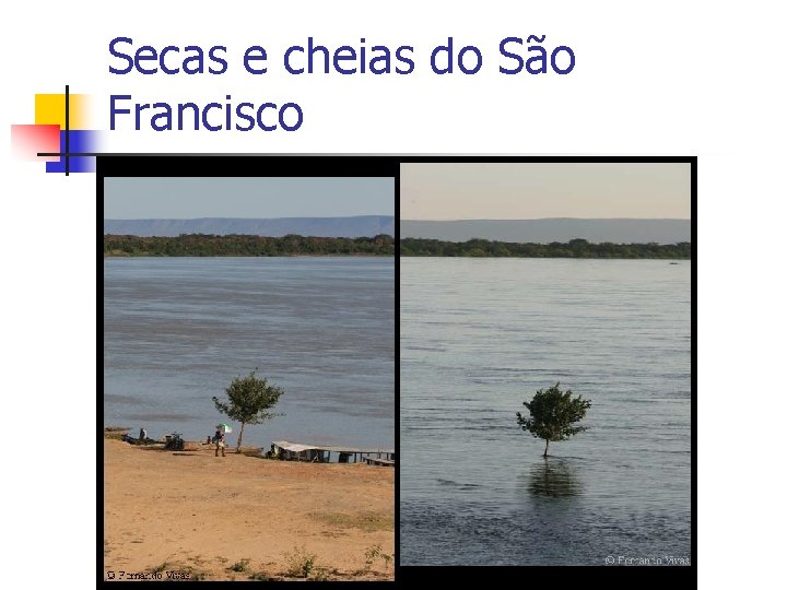 Secas e cheias do São Francisco 