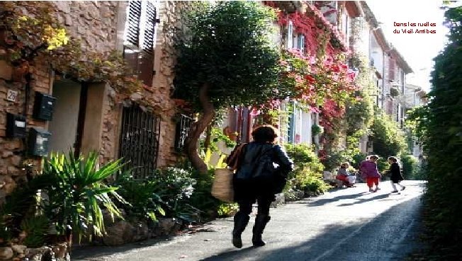 Dans les ruelles du Vieil-Antibes 