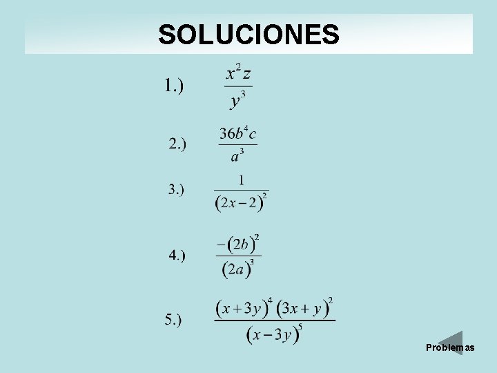 SOLUCIONES Problemas 