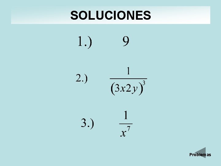 SOLUCIONES Problemas 