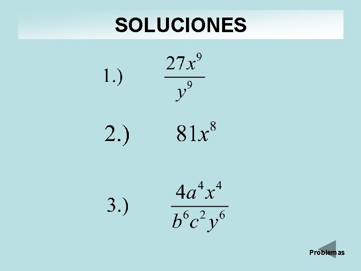 SOLUCIONES Problemas 