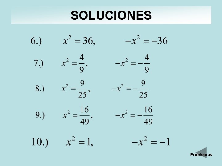 SOLUCIONES Problemas 